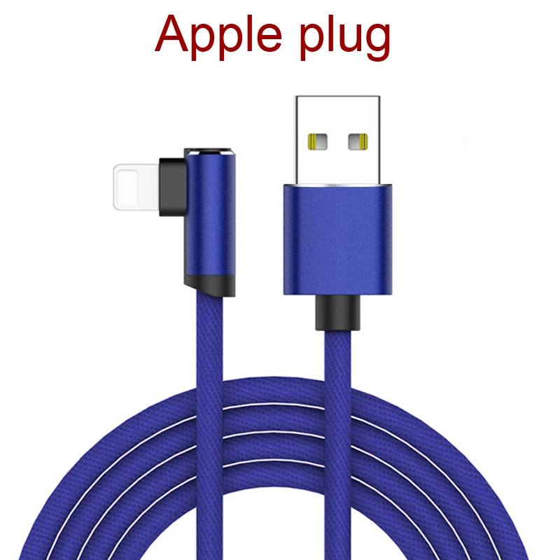 blue Apple plug Прямоугольный разъем для быстрой зарядки и передачи данных - Цвет: blue Apple plug