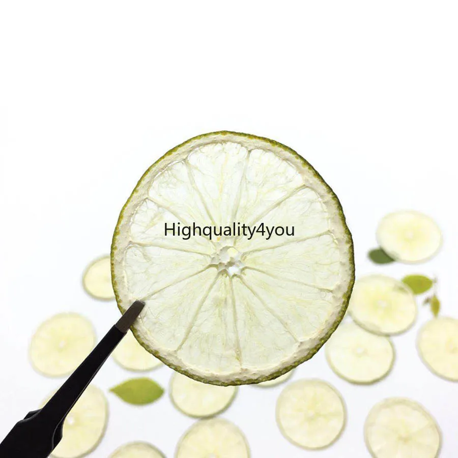 Высушенные прессованные зеленые лимонные ломтики 3 5 см фоторамка для ювелирных