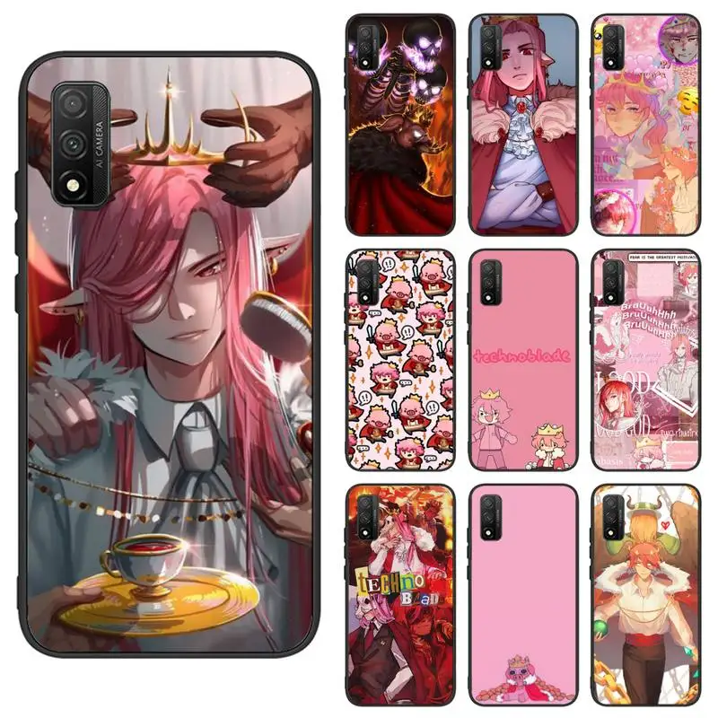 

Technoblade Blood God Phone Case for Samsung A6 A6S A530 A720 A750 A8 A9 A10 A20 A30 A40 A50 A70 A10S A20S A51 A52 Plus 5G cover