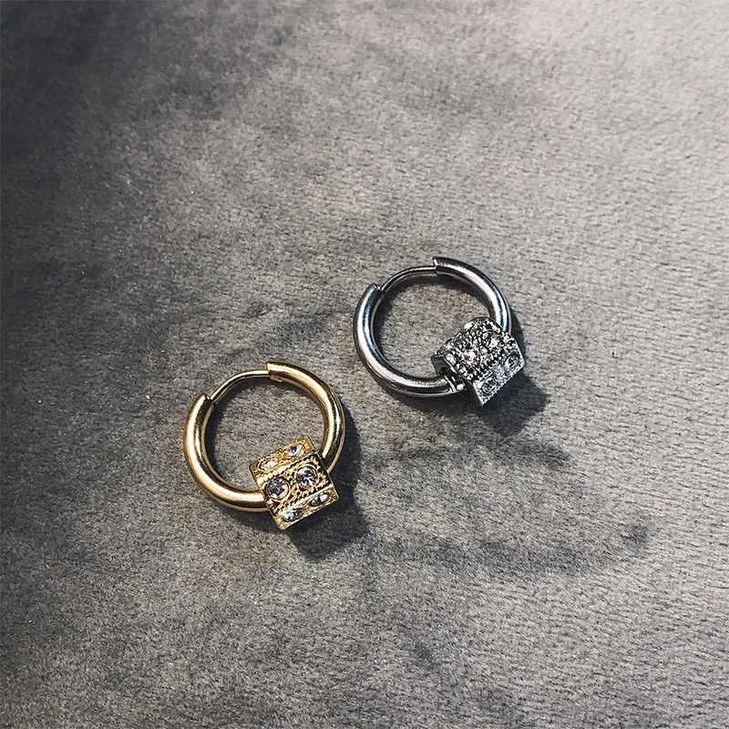 Kris с тем же абзацем серьги мужские хип-хоп ухо кольцо японский и корейский