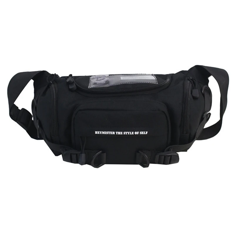 

2021 Hip Hop Waist Bag Street Tactical Chest Rig Bags High Quality Design Fashion Canvas Large Capacity Waist Bag Crossbody Bag