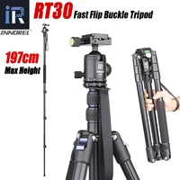 innorel rt30 professional aluminum alloy tripod monopod add ball head max height 197cm77 6in for outdoor camera video recorder