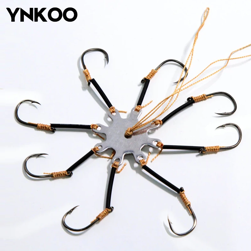 YNKOO 2 шт./партия рыболовные крючки для рыболовной заслонки взрывозащищенный