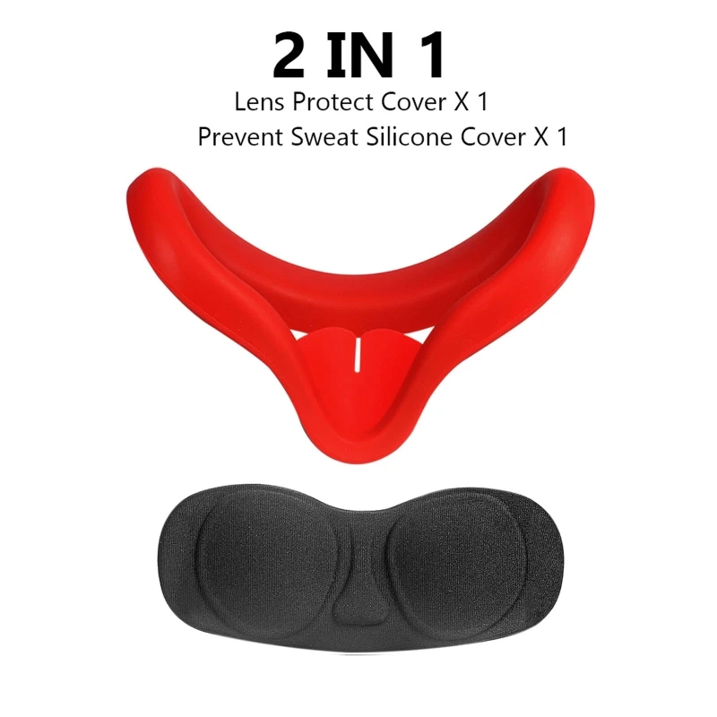 Силиконовая защита от пота маска для глаз Pad Кожи EVA пылезащитный объектив Anti