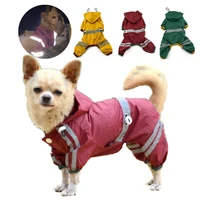 summer clothes reflective and waterproof raincoat for dogs jacket for dogs raincoat for dogs for small breeds dogs pet clothes