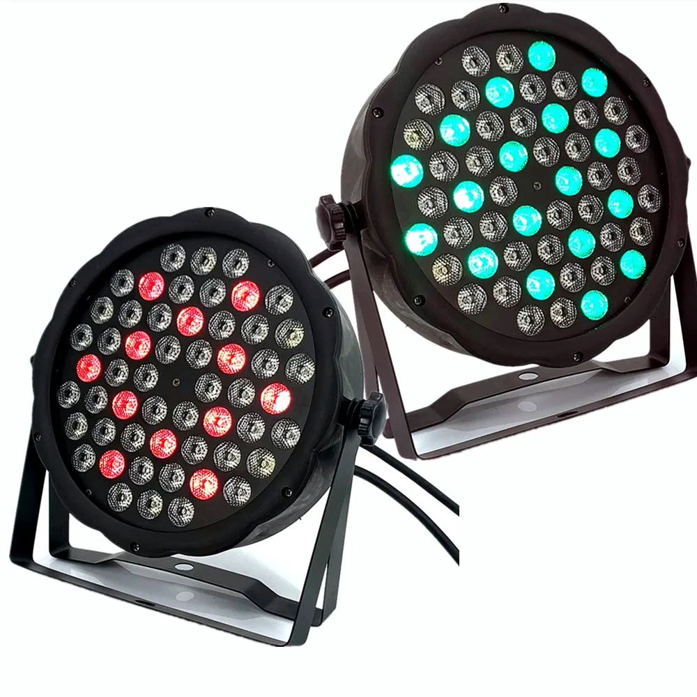 

LED Par Light RGBW 54x3W Disco Wash Light Equipment 8 Channels DMX 512 LED Uplights Stage Lighting Effect Light Fast Shipping