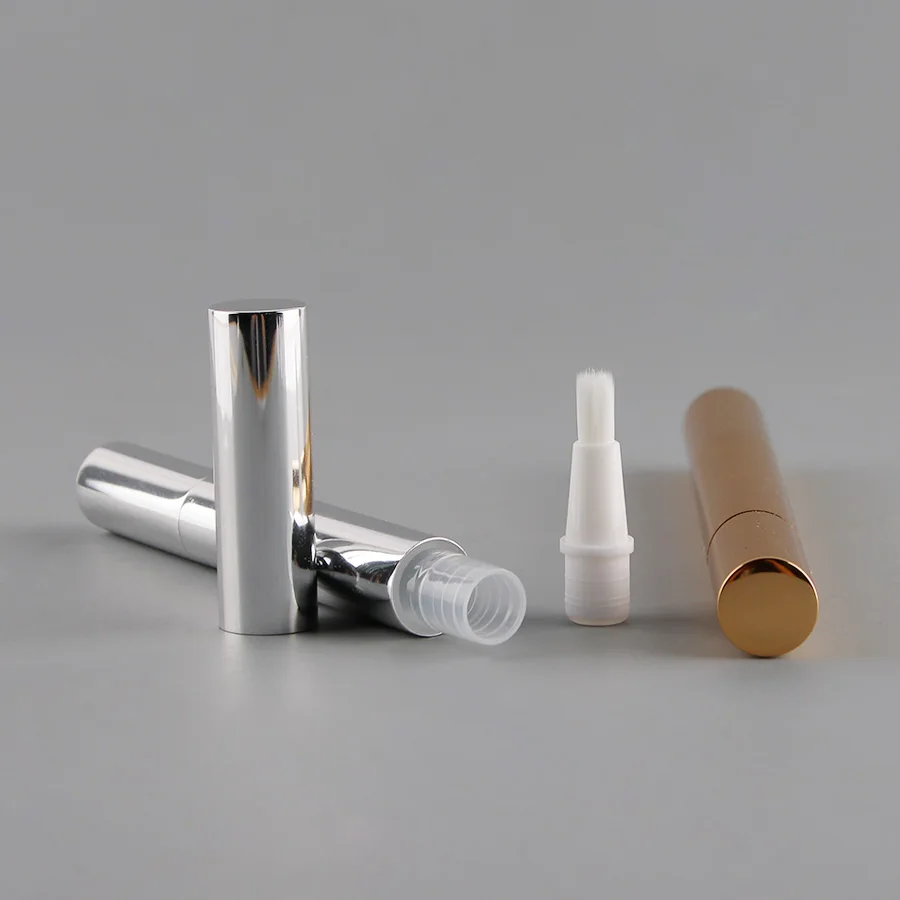 50 шт. 3 мл серебро/золото Алюминий циферблат карандаш для макияжа Пустой Круглый