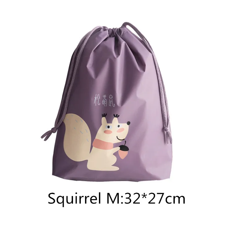 Squirrel M 1 шт. гидроизоляционные Мультяшные животные для новорожденных, украшения в спальню, напечатанные кровати, сумки-бампер, одежда для детей, игрушки, органайзер, бампер в кроватку - Цвет: Squirrel M