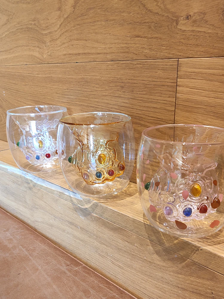 Новые креативные бесконечные перчатки чашка для воды Кошачий коготь Двухслойное