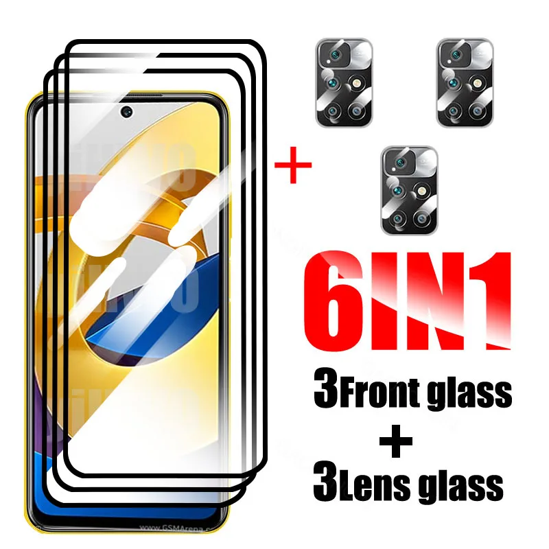 

Protective Glass for Xiaomi Redmi Note 10 8 9 Pro Note10 9s 10s 5G Screen Protectors for Poco X3 Pro NFC F3 M3 M4 9T Camera Film