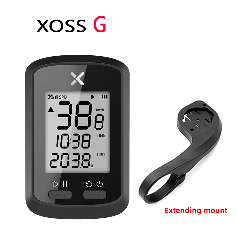 GPS велокомпьютер XOSS G Cyling Водонепроницаемый IPX7 Bluetooth 4.0 Спидометр с фоновой