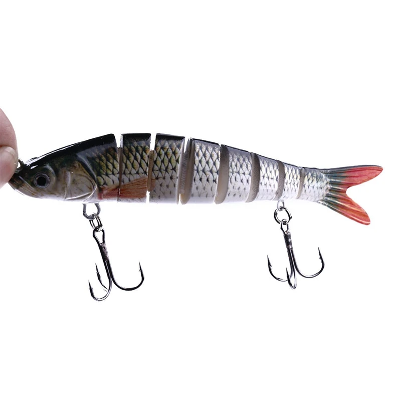 

3PCS Fishing Lures Swimbait 13.7cm Multi Jointed Fish Crankbaits Artificial Hard Fishing Bait Wobblers Tackle Lure