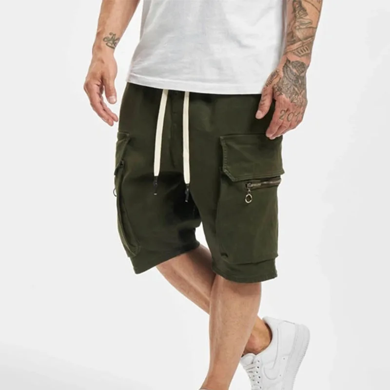 

2021 Men Gym Shorts Workout Sports Casual Clothing Fitness Running Shorts Male Training Short Pants Trunks Beachwear Man Shorts