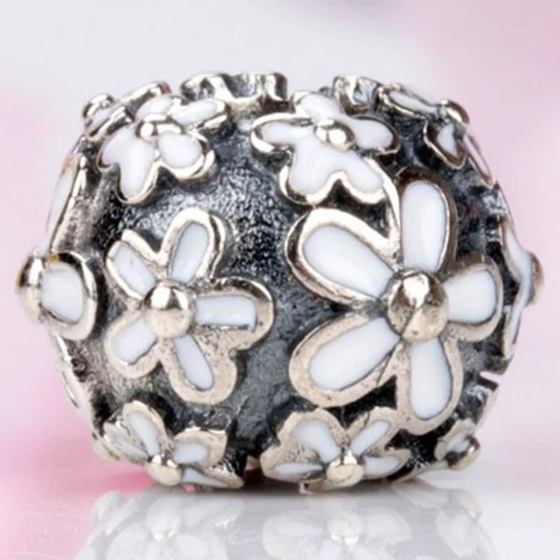 

Original 925 Sterling Silver Bead New Spring Flower Beads Fit Pandora Women Bracelet & Necklace Diy Jewelry