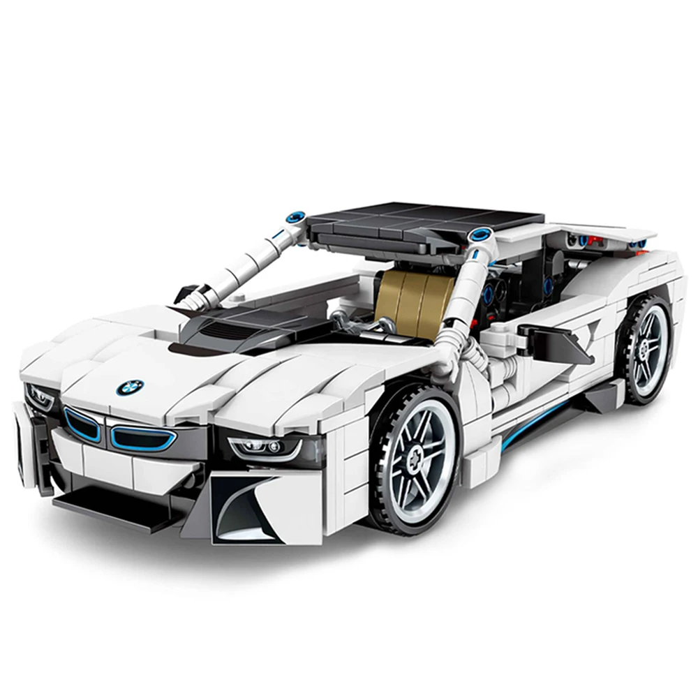 

Creator Expert High-tech City Series Racing car I8 625 PCS SUV 488 GTE RSR Moc Modular Bricks Model Building Blocks Toys