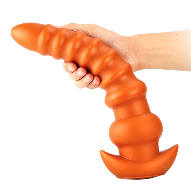 Новые анальные бусины из жидкого силикона огромный анальный фаллоимитатор
