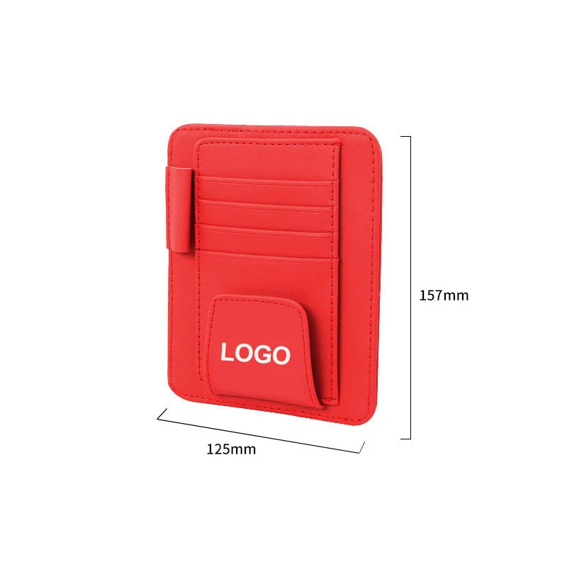 1 шт. PU авто солнцезащитный козырек Солнцезащитные очки с клипсой для хранения