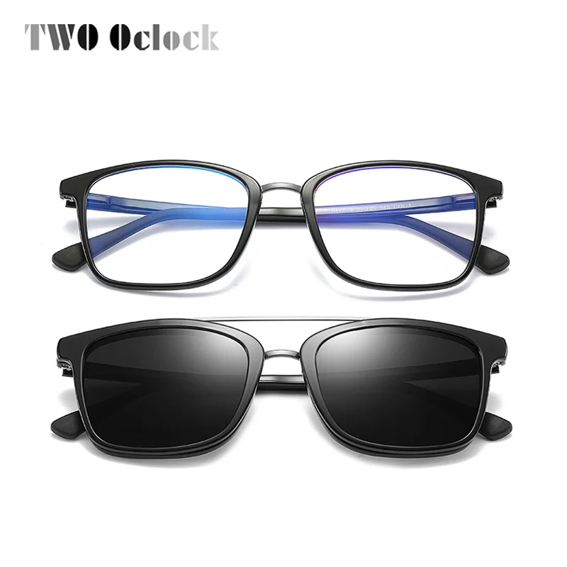 

Очки солнцезащитные Мужские квадратные поляризационные с магнитной застежкой