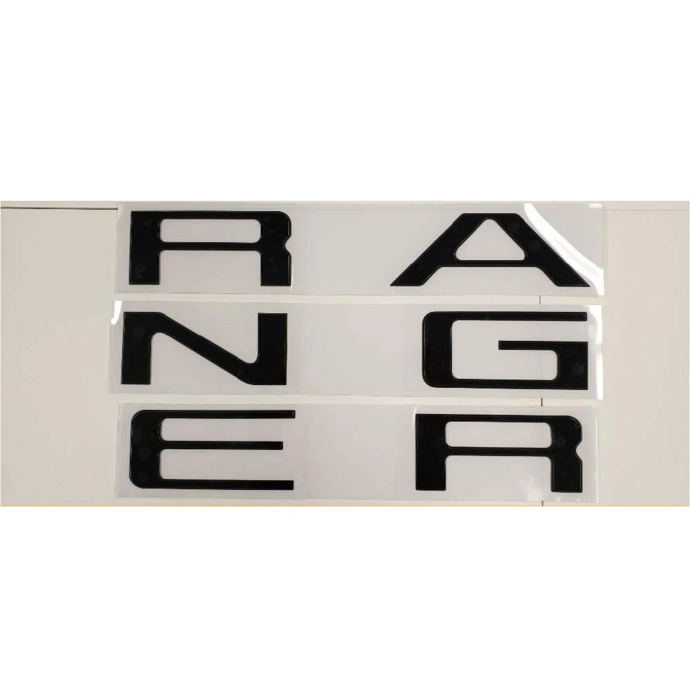 

Tailgate Insert Letters for Ford Ranger 2019 2020, 3D Raised & Decals Letters, Tailgate Emblems