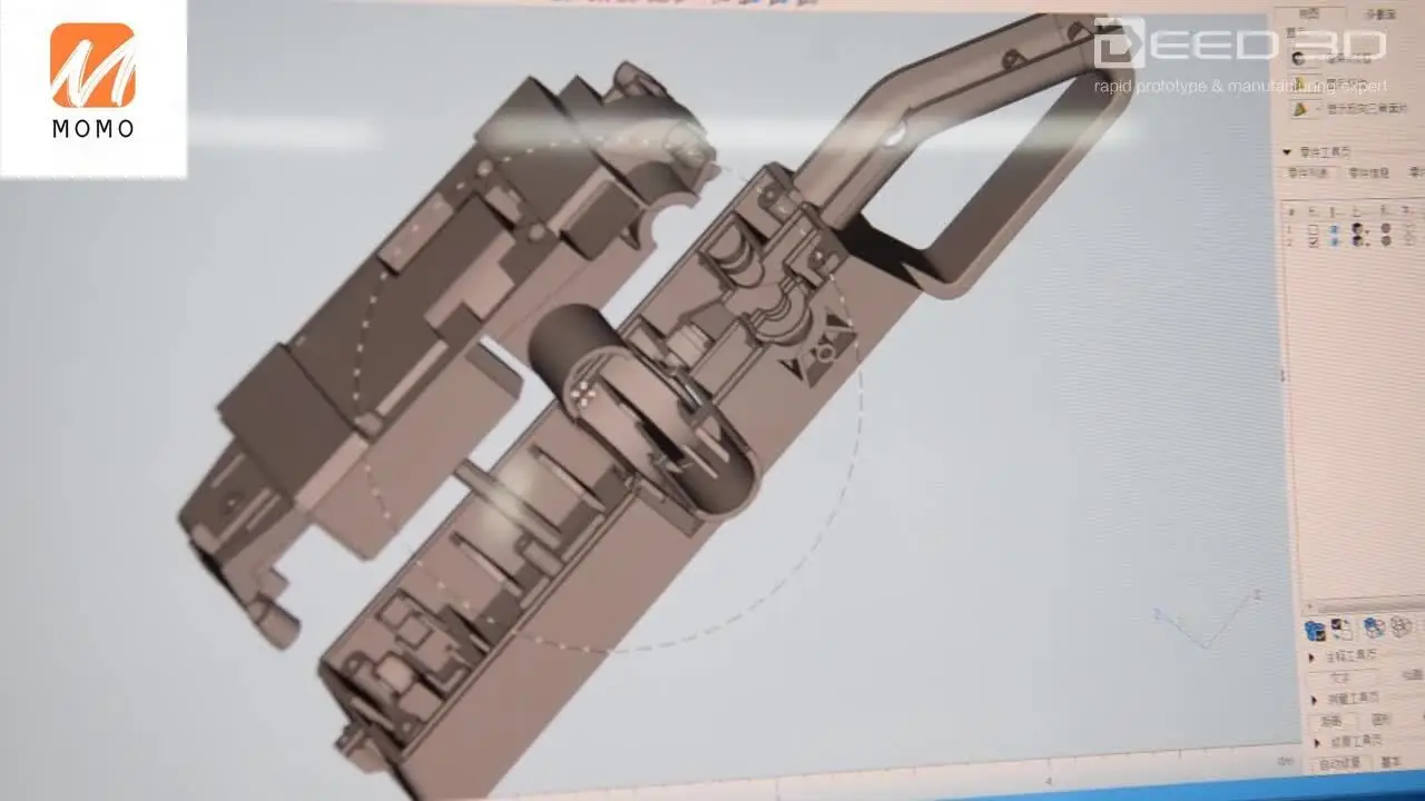 Высокоточный сервис 3d-печати MJF FDM быстрое прототипирование черный PA нейлон