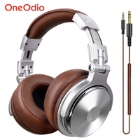 oneodio wired headphones professional studio dj headphone with microphone over ear stereo headset monitoring for music phone