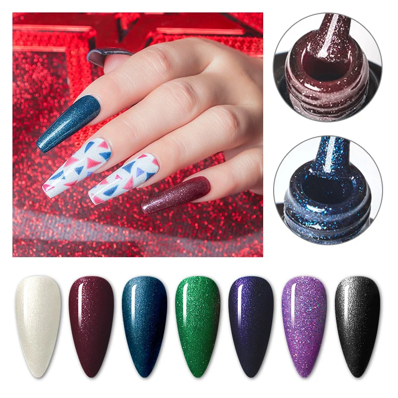 MSRUIOO 60 цветов Матовый УФ гель для ногтей 5 мл Чистый Блестящий лак яркий матовый