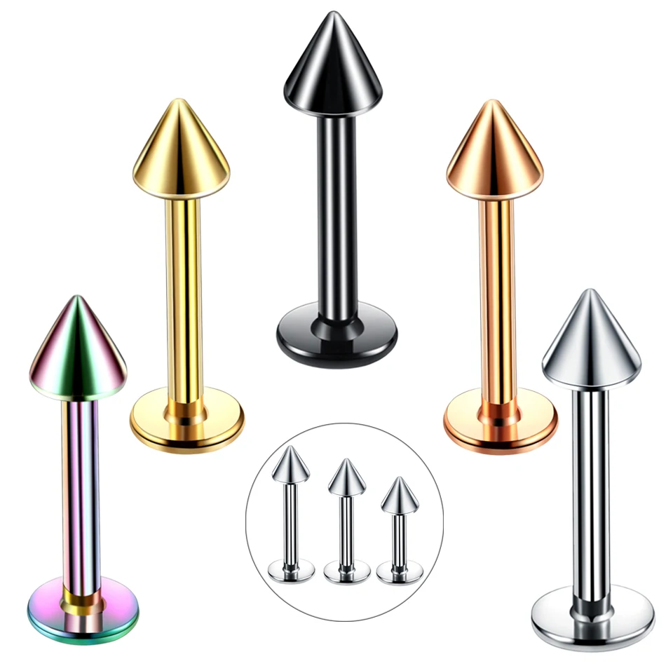 10 шт./лот серьги из нержавеющей стали пирсинг Для Пирсинга Ушей гвоздика для