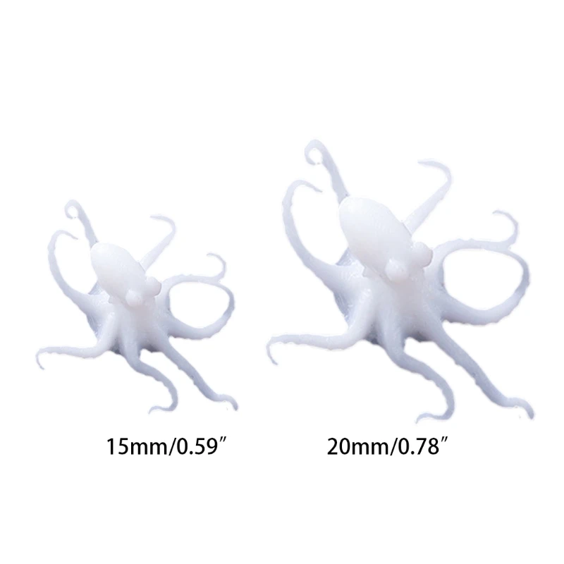 

3D полимерный наполнитель осьминог, ручная работа, пластмассовое искусственное украшение, эпоксидное наполнение