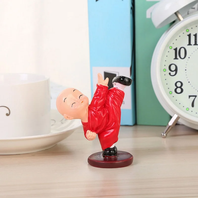 4 шт./компл. милый маленький подарок Маленькая статуэтки монахов кукольный