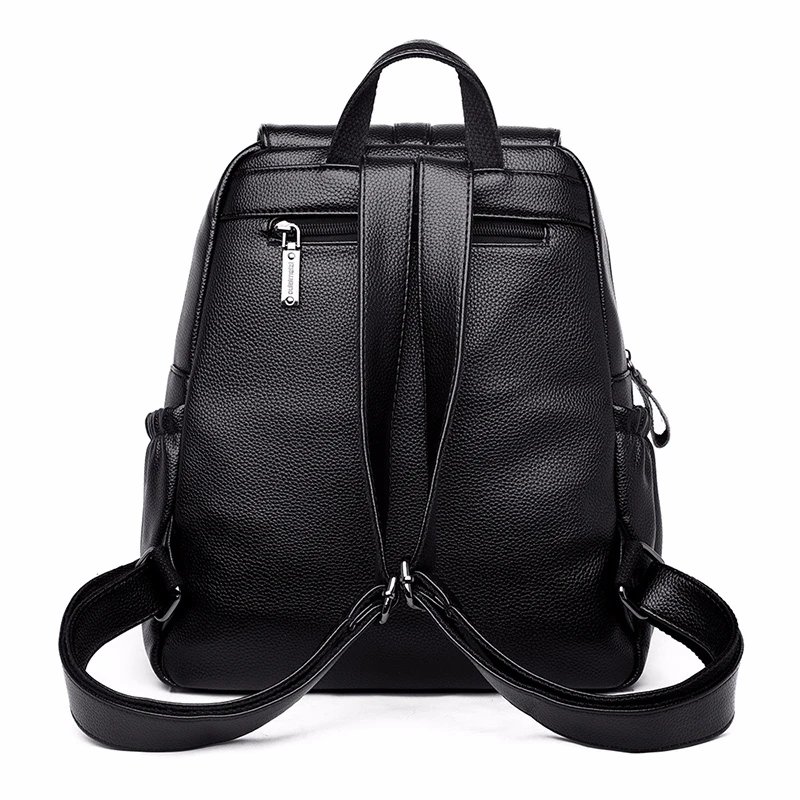 Женские кожаные рюкзаки высокое качество 2019 дорожная сумка через плечо школьные