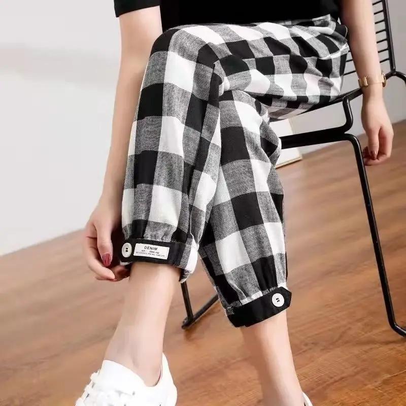 

2021 New Harlan Pants Women's Loose-Fitting Trend Short Spring/Summer Leggings Casual Pants