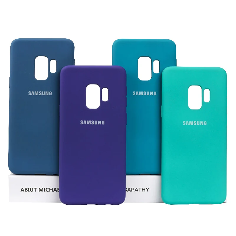 Шелковистый силиконовый чехол для Samsung Galaxy S8/S8 Plus S8 мягкий на ощупь защитный S9/S9plus