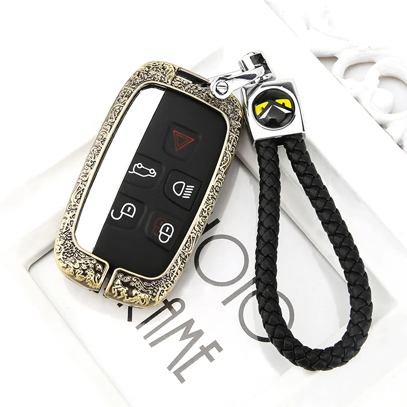 

Zinc Alloy Leather key case shell For LandRover Discovery 4/ Freelander2/Range Rover/Evoque For Jaguar XE/XJ/XJL/XF/F-TYPE