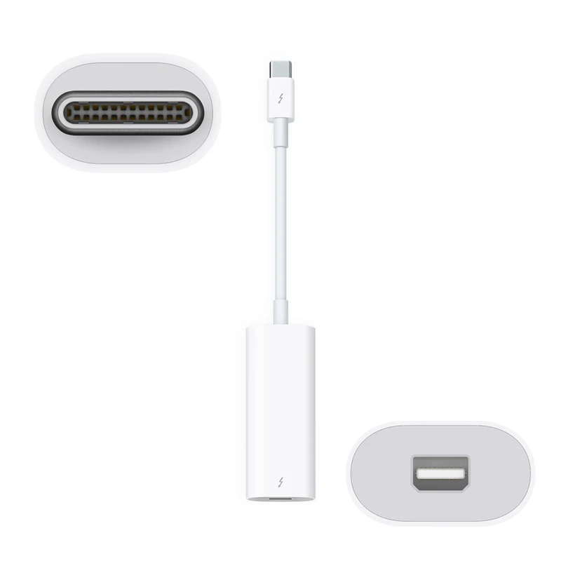 Adaptador Thunderbolt Portas para Thunderbolt A1790 para Display Mc914 e Disco Rígido Cabos de computador e conectores