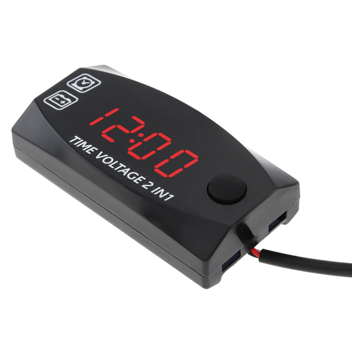 Портативные водонепроницаемые прочные электронные часы 2 в 1 цифровой