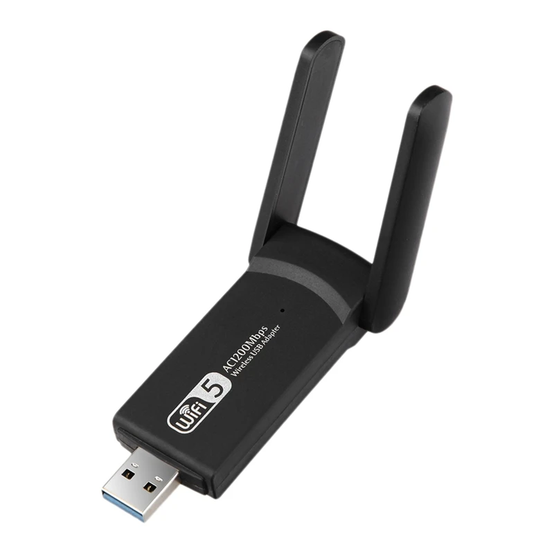 

Wireless Network Card 1200M Gigabit 5G Dual-Band USB Network Card Wifi Receiver Driver-Free for Laptop/Desktop Computer
