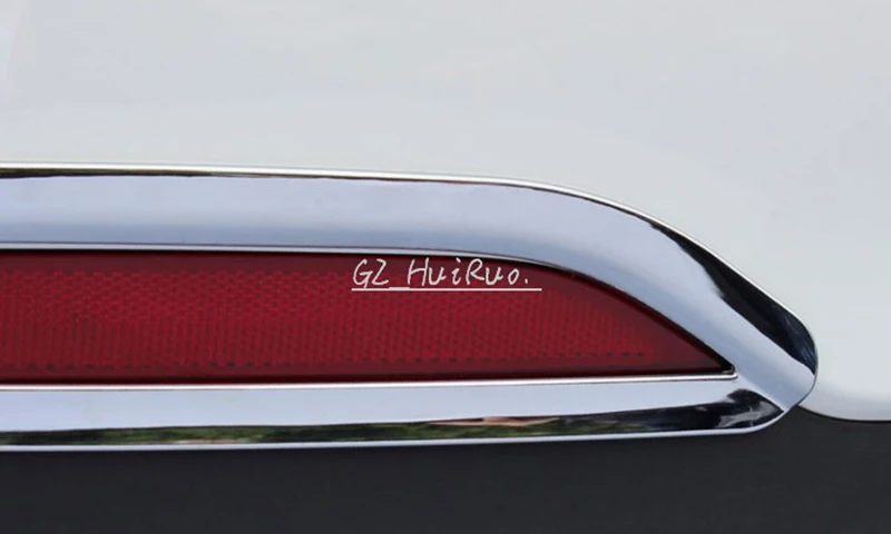 2Pcs ABS Chrome Rear Tail Fog Lamp Light Cover Trim Shade Frame Exterior Accessories For KIA Forte Cerato K3 2013 - 2015 |