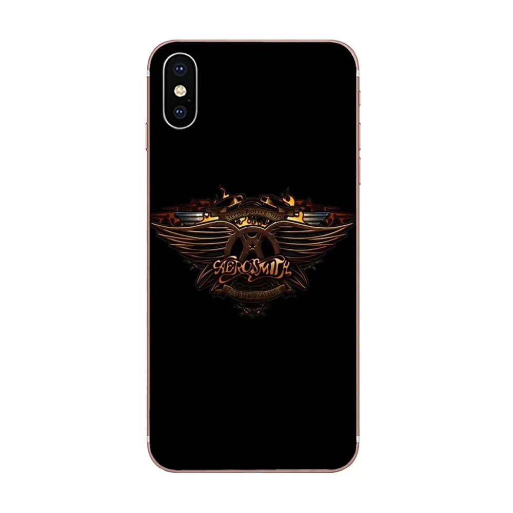 Aerosmith дизайн рок группы для Apple iPhone 4 4s 5 5C 5S SE 6 6S 7 8 Plus X XS Max XR TPU чехол