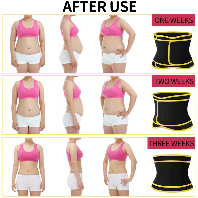 

Workout Trimmer Sauna Waist Trainer Women Neoprene Body Shaper Tummy Sweat Shapewear Women Slimming Sheath Belly Shapers Corset