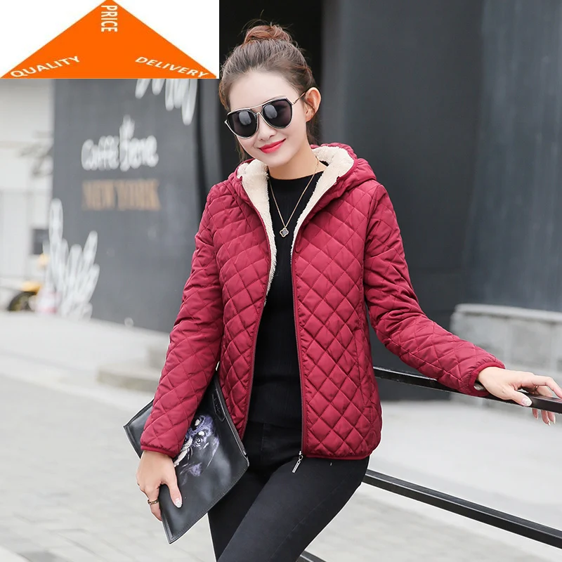 Бархатные парки толстая зимняя куртка для женщин 2020 Женская Повседневная
