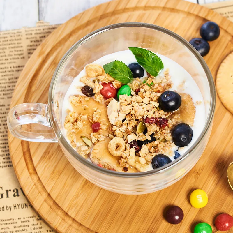 450 мл прозрачная стеклянная кружка для кофе молока Чай Кубок стакан коктейлей с