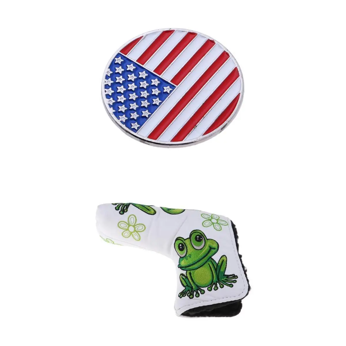 Крышка для клюшки гольфа протектор головы с американским флагом гольф-маркер