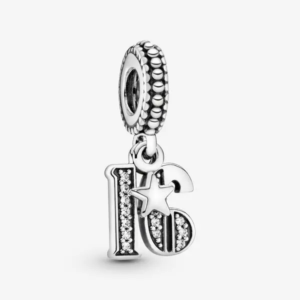 A041 Очаровательный браслет Pandora, 925 пробы, серебряный, друг, королева, 21, 40, 50, 60, подвеска, Шарм из бисера, сделай сам, для изготовления ювелирных изделий, Berloque - Цвет: A041