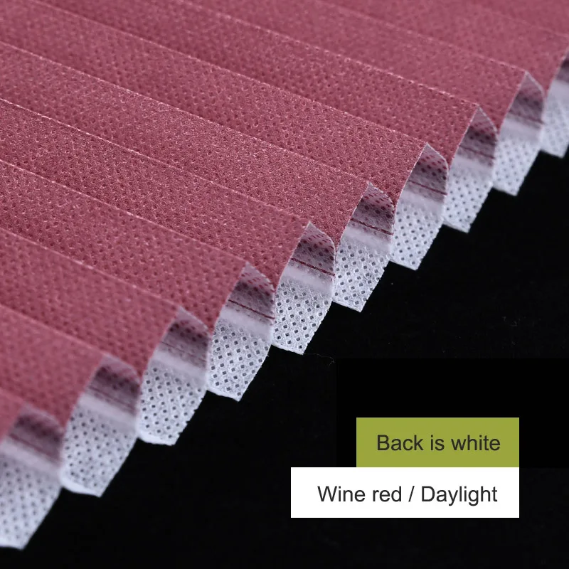 Daylight Wine red Верх-вниз, низ-вверх, легко фиксируется, беспроводная, глухая, с боковым замком, сотовая занавеска, сотовые жалюзи, Индивидуальный размер - Цвет: Daylight Wine red