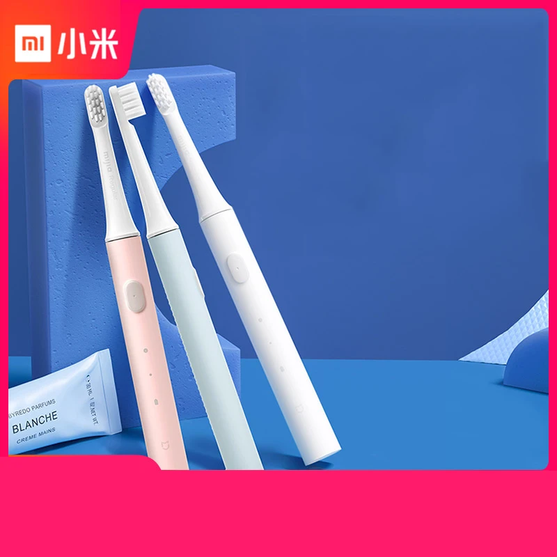 XIAOMI Mijia T100 акустическая волна электрическая зубная щетка IPX7 Водонепроницаемая