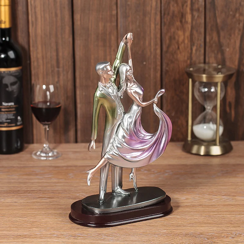 Парные персонажи гостиной Витрина украшение дисплей свадебные подарки фигурка