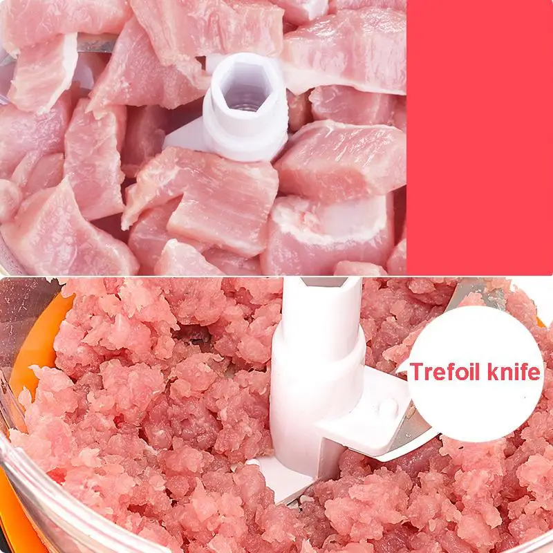 Многофункциональный кухонный Ручной Кухонный комбайн Migecon бытовая мясорубка