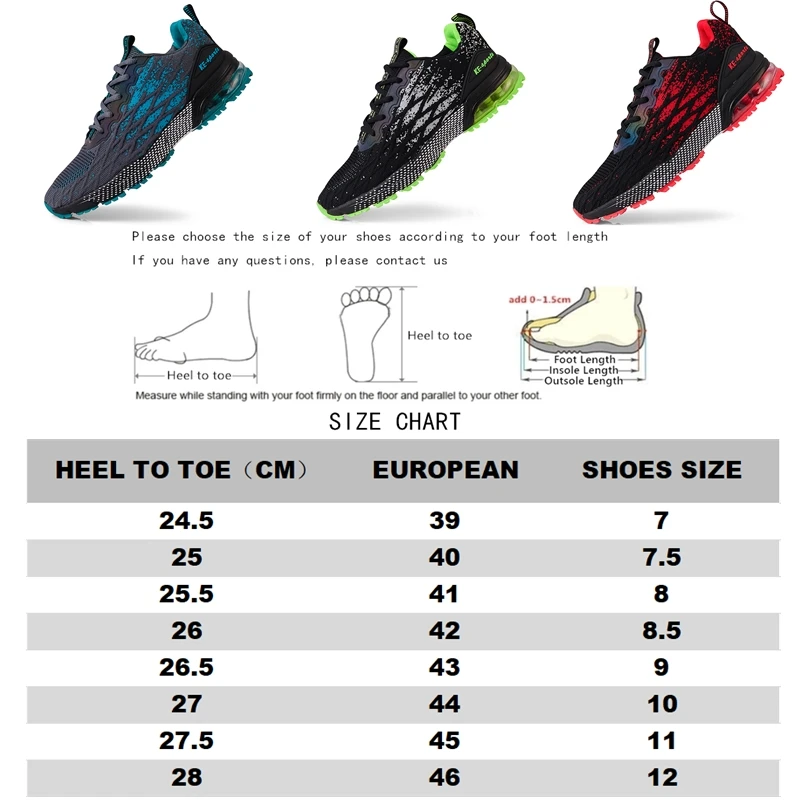 

Air Cushioning Running Shoes Men Breathable Zapatillas Casual Mens Sneakers Sport Shoes Fashion Trainers Running Summer