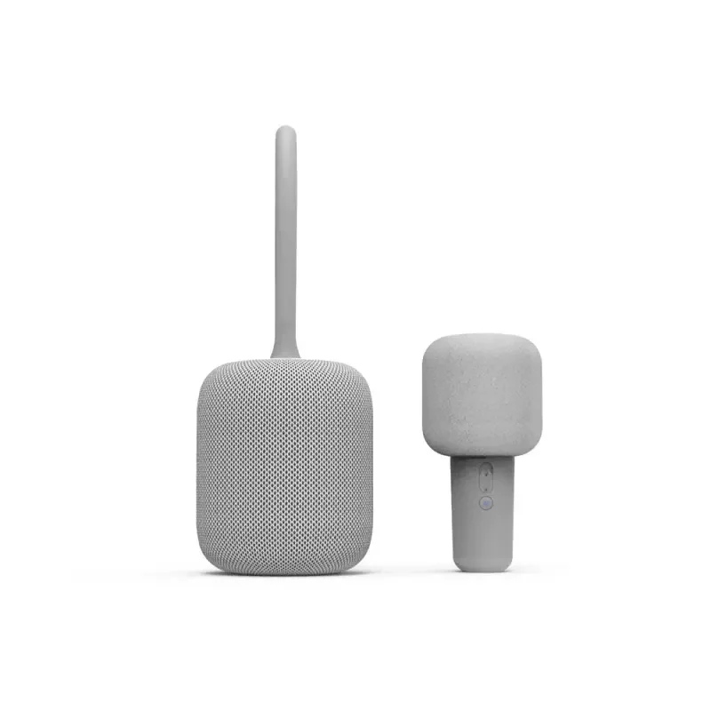 Gray Xiaomi ULlife IK8 беспроводной Bluetooth динамик s диктофон портативный KTV ручной микрофон громкоговоритель для караоке звук громкий динамик - Цвет: Gray