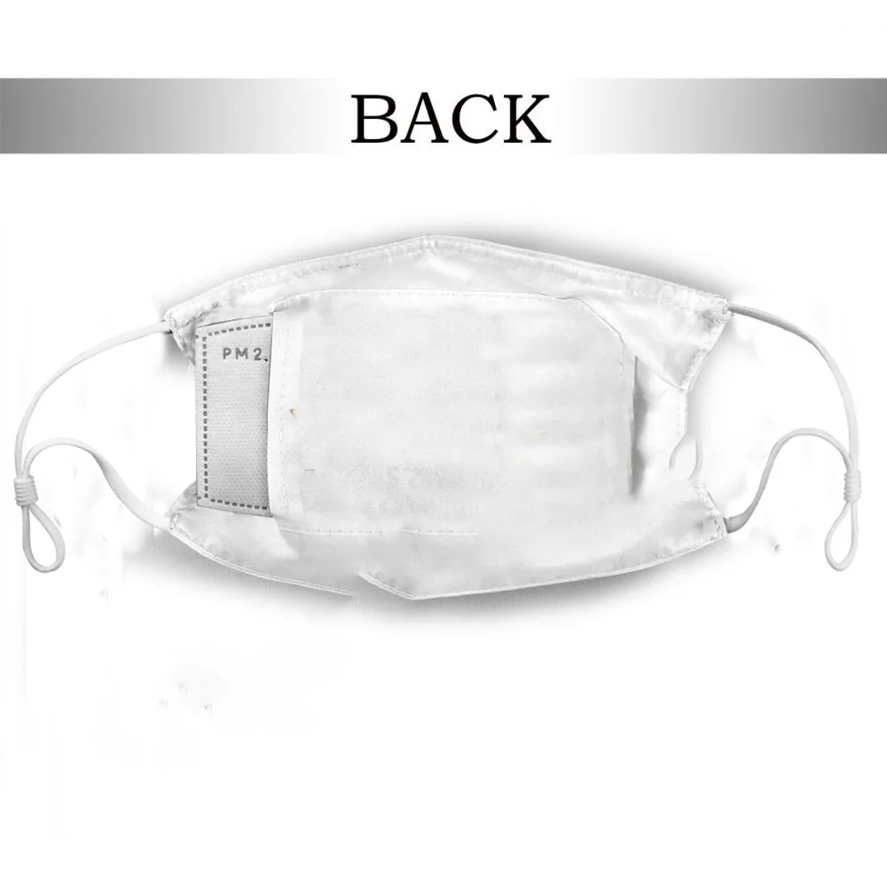 Пляжная маска для лица с принтом кокосового дерева противопылевые маски 2